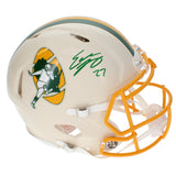 Eddie Lacy Autographed Green Bay Packers RETRO Speed Authentic Helmet Beckett