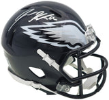 Jason Kelce Signed Philadelphia Eagles Black Speed Mini Helmet Beckett