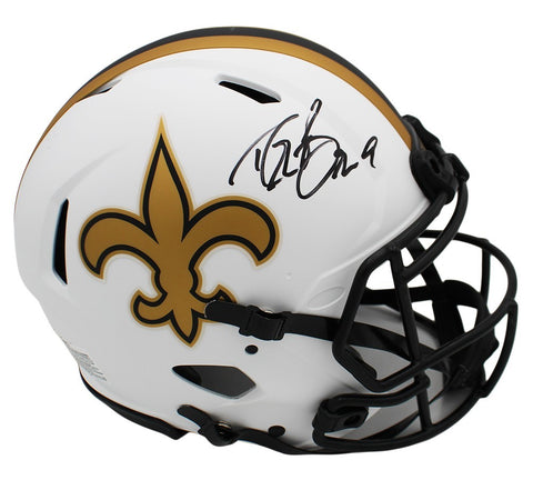Drew Brees Signed New Orleans Saints Speed Authentic Lunar NFL Helmet
