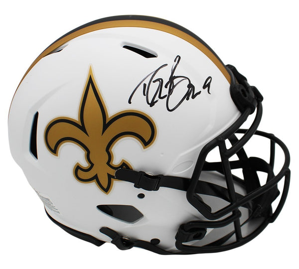 Drew Brees Signed New Orleans Saints Speed Authentic Lunar NFL Helmet