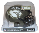AJ Green Autographed Arizona Cardinals Salute Mini Helmet Beckett 39068