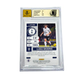 Luka Modric Signed 2019-20 Panini Contenders Historic Ticket - BGS 9.5 AUTO 10