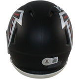 Julio Jones Autographed Atlanta Falcons Mini Helmet Beckett Witness 56458