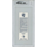 Emmitt Smith Autographed Dallas Cowboys All Time Rushing Record Ticket BAS 48160