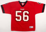 Hardy Nickerson Signed Tampa Bay Buccaneers Logo 7 Red Jersey (JSA COA)