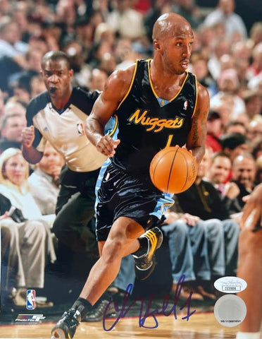 Chauncey Billups Autographed Denver Nuggets 8x10 Photo JSA COA