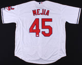 Francisco Mejia Signed Indians Jersey (JSA) Cleveland's #1 Rookie Prospect 2018