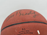 Bill Bradley Autographed NBA Leather Basketball Knicks (Flat) JSA #AV29194