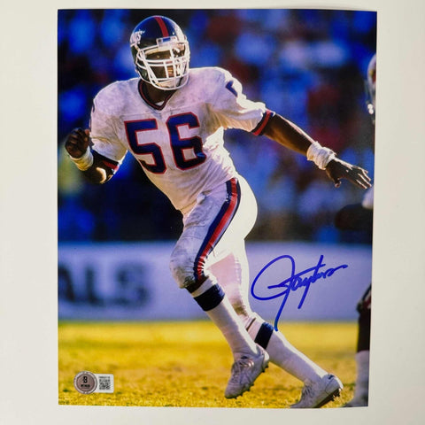 Autographed/Signed Lawrence Taylor New York Giants 8x10 Photo BAS COA #2