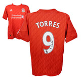Fernando Torres Signed Liverpool FC Home Soccer Jersey #9 with Beckett COA