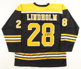 Elias Lindholm Signed Boston Bruins Jersey (JSA) #6 Overall Pick 2012 NHL Draft