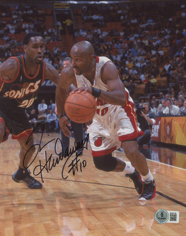 Heat Tim Hardaway Authentic Signed 8x10 Vertical Photo Autographed BAS #BU64130