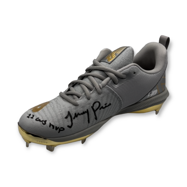 Jeremy Pena Signed Autographed Game Model Cleat "22 WS MVP" Inscribed MLB COA