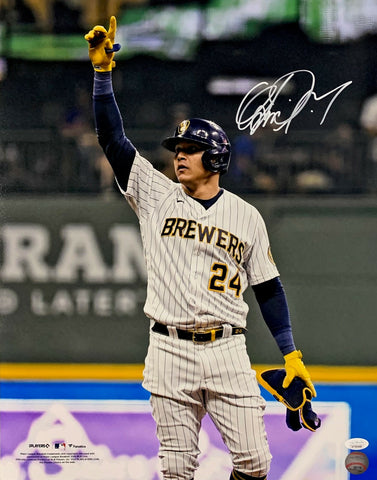 Milw Brewers Outfielder AVISAIL GARCIA Signed 16x20 Photo #1 AUTO - JSA - SALE