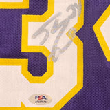 Shaquille O'Neal Signed Jersey PSA Los Angeles Lakers Autographed