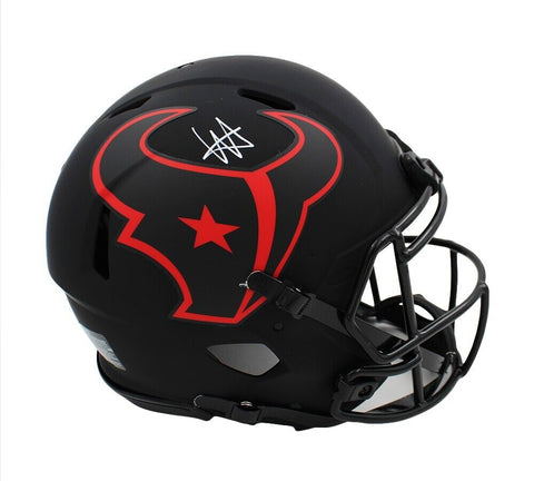 Will Anderson Signed Houston Texans Speed Authentic Eclipse NFL Helmet