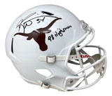 Ricky Williams Signed Texas Longhorns FS Speed Replica Helmet 98 Highsman BAS