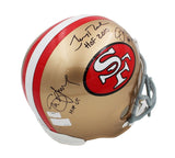 Joe Montana, Jerry Rice, Steve Young Signed San Francisco 49ers Full Size Helmet
