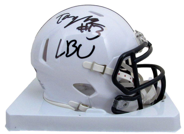 Tony Rojas Signed/Inscribed Penn State Mini Football Helmet JSA 194522
