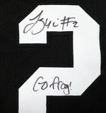 TCU TREVONE BOYKIN AUTOGRAPHED SIGNED BLACK JERSEY "GO FROG!" MCS HOLO 107907