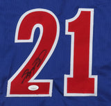 Sammy Sosa Signed Chicago Cubs Road Jersey (JSA) 600 HR Club/ 1998 Home Run Race