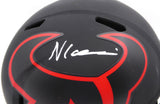 Nico Collins Autographed Eclipse Full Size Helmet Texans Beckett 1W433069