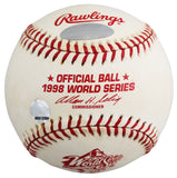 Yankees Derek Jeter Signed 1998 World Series Baseball W/ Case MLB #AR012936