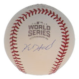 Kyle Hendricks Signed 2016 World Series Baseball (JSA COA) Chicago Cubs Pitcher