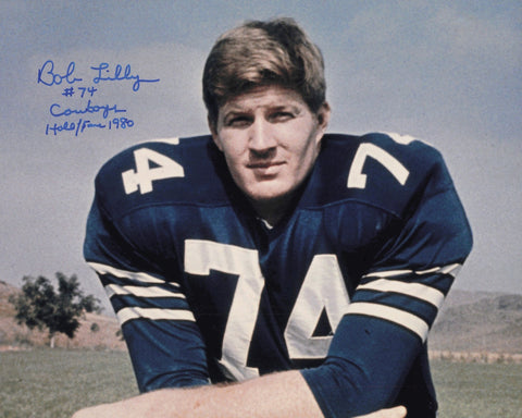 Bob Lilly Autographed Signed 8x10 Photo Dallas Cowboys SKU #245879