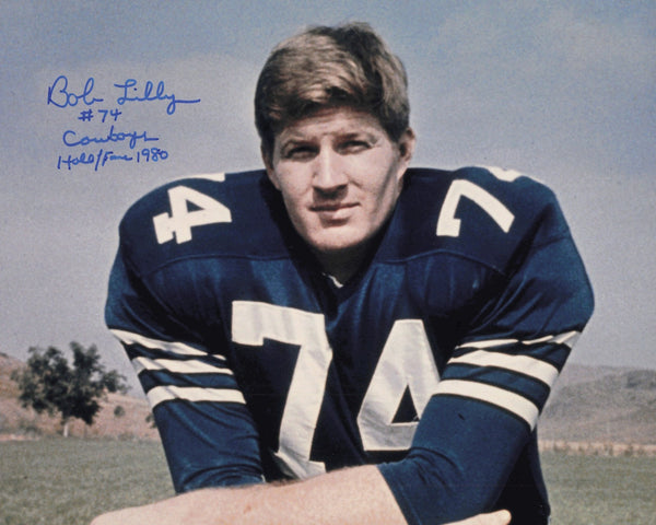 Bob Lilly Autographed Signed 8x10 Photo Dallas Cowboys SKU #245879