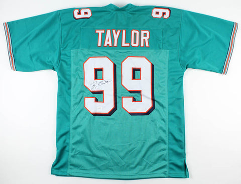 Jason Taylor Signed Miami Dolphins Jersey (JSA Hologram) HOF Class of 2017