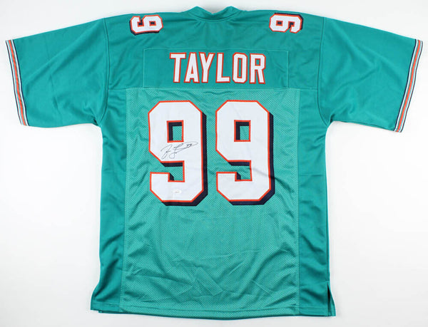 Jason Taylor Signed Miami Dolphins Jersey (JSA Hologram) HOF Class of 2017