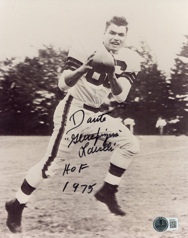 Dante Lavelli Autographed Cleveland Browns 8x10 Photo HOF BAS 45538