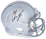CHASE YOUNG Autographed Ohio State Buckeyes Mini Speed Helmet FANATICS