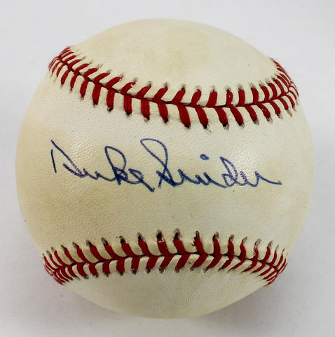 Duke Snider Signed Baseball (JSA COA) 1955 Brooklyn Dodgers World Series Champ