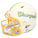 Omarion Hampton Autographed LA Chargers RETRO Speed Authentic Helmet Beckett