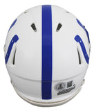 Colts Edgerrin James Authentic Signed 1995-03 TB Speed Mini Helmet BAS Witnessed