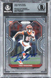 Bengals Tee Higgins Authentic Signed 2020 Panini Prizm #308A Card BAS Slabbed