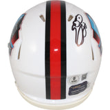 Emmitt Smith Autographed Hall of Fame Speed Mini Helmet Beckett Witness 50794