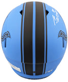 Lions Sam LaPorta Authentic Signed Rave Full Size Speed Rep Helmet BAS Witnessed