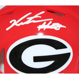 Jalen Carter Signed Georgia Bulldogs Mini Helmet Beckett 42438