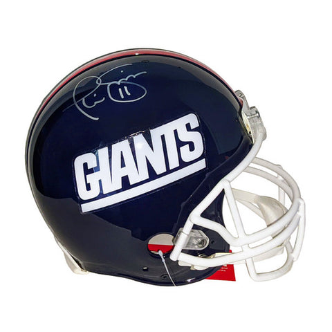 Phil Simms Autographed New York Giants VSR4 Full Size Authentic Helmet -Fanatics