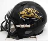 Travis Etienne Autographed Jaguars Black Speed Mini Helmet Beckett QR #1W453952