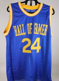 Rick Barry Autographed Golden State Warriors Blue Jersey "HOF 1987" TriStar COA