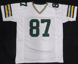 Green Bay Packers Robert Brooks Autographed Signed White Jersey JSA #AU43226