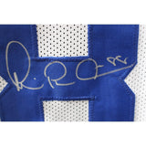 Michael Irvin Autographed/Signed Pro Style XL White Jersey Beckett 28114