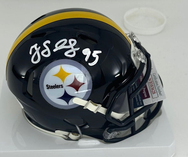 Steelers All Pro GREG LLOYD Signed Riddell Speed Mini Helmet AUTO - JSA