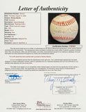 Mickey Mantle New York Yankees Signed Baseball w/ Hand-Painted Portrait JSA LOA
