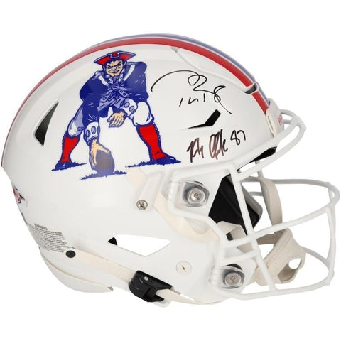 Tom Brady / Rob Gronkowski Autographed Authentic Speed Flex Helmet Fanatics