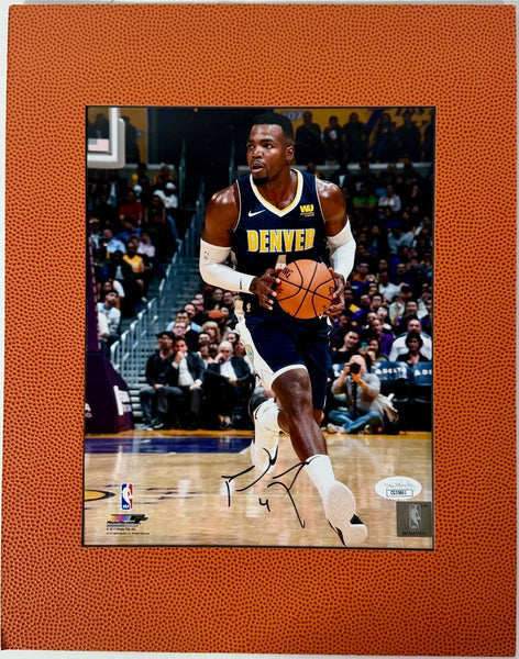 Paul Millsap Autographed 8x10 Matted Photo -- Denver Nuggets | JSA COA